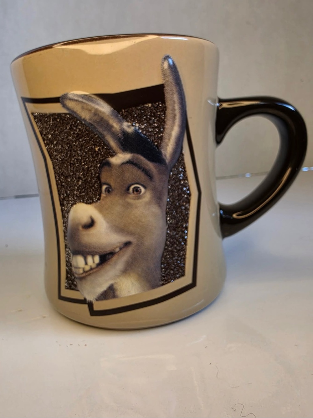Coffee Mug Shrek 4-D DreamWorks 2007 Large 4.5” Cup Textures Graphics